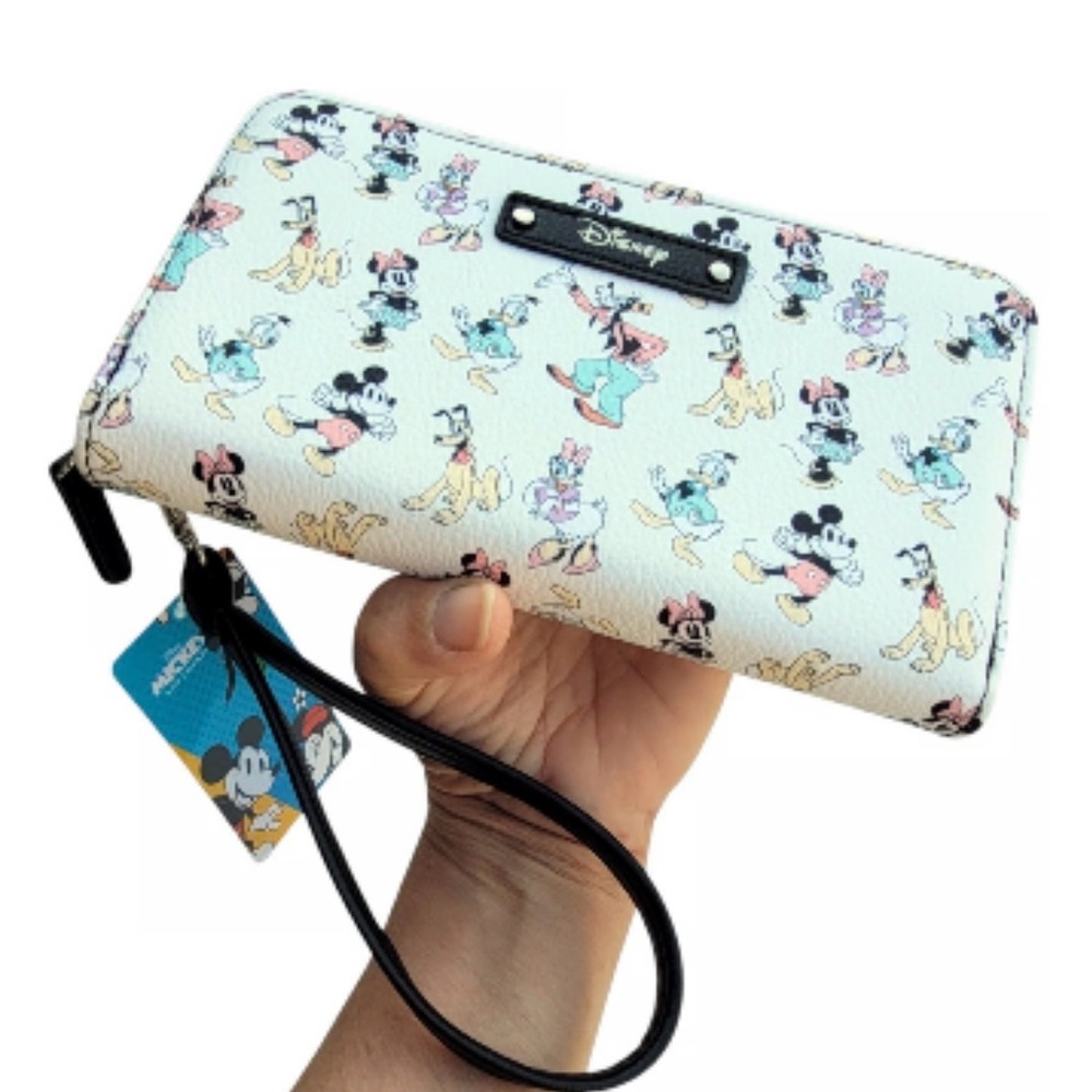 Limited Edition * DISNEY Wallet Wristlet * MICKEY Minnie MOUSE Donald DAISY Duck - Picture 7 of 7